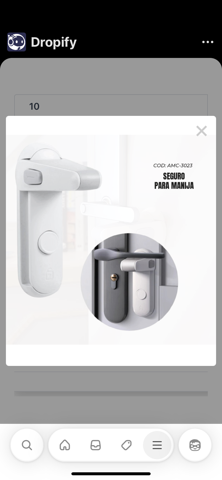 Seguro de Seguridad para Manija de Puerta – Bloqueo Infantil Antiapertura | Fácil Instalación