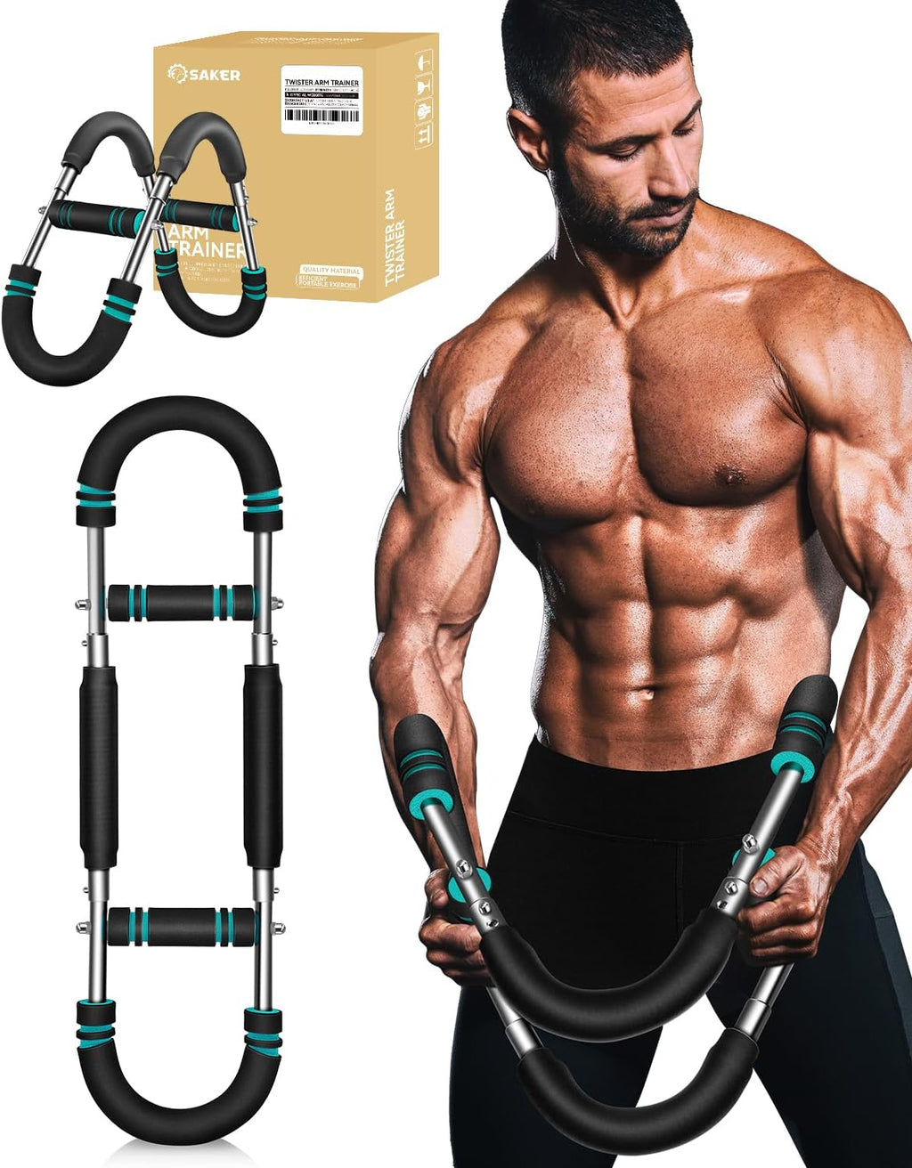 Ejercitador de Brazos Profesional - Entrenador de Fuerza Ajustable