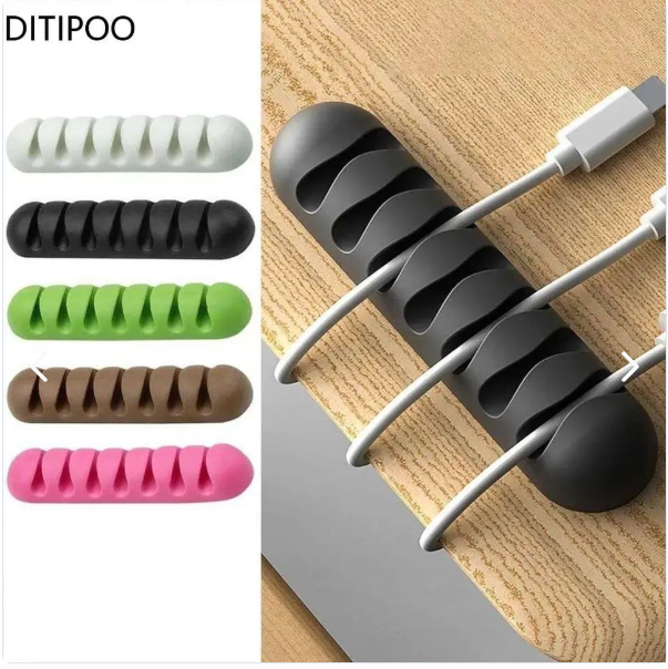 Organizador Adhesivo de Cables – Orden y Estilo en un Solo Toque ✨