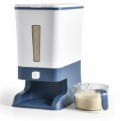 Dispensador de Arroz y Granos Hermético con Medidor – Contenedor Organizador de Cocina