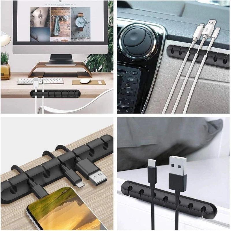 Organizador Adhesivo de Cables – Orden y Estilo en un Solo Toque ✨
